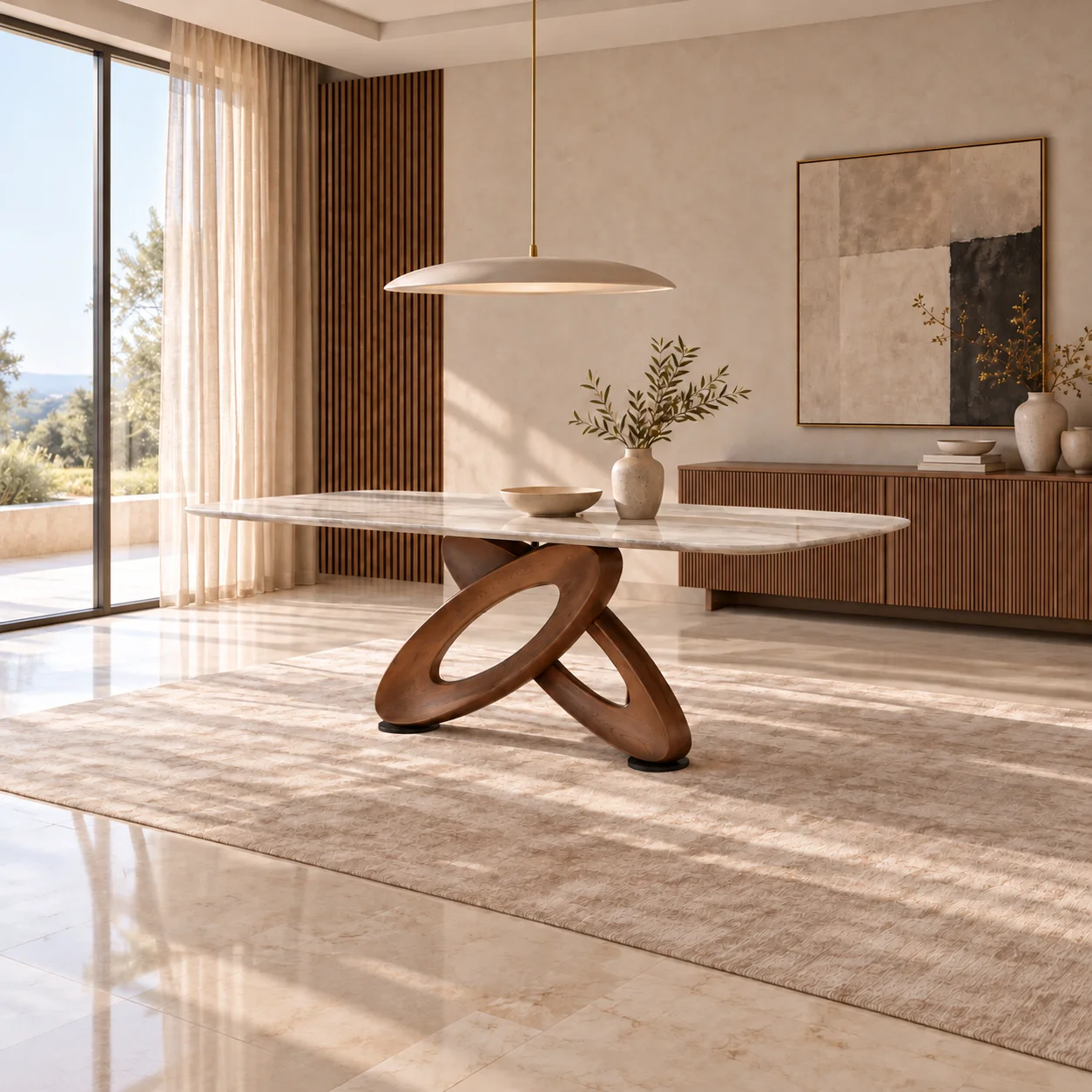 PALMO (2) PALMO DINING TABLE - Image 1