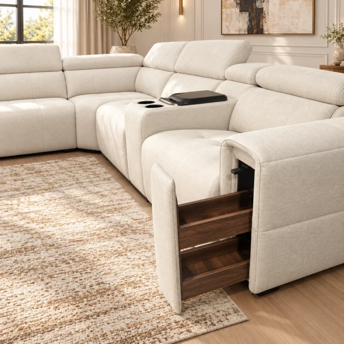 POWER RECLINER SECTIONAL SOFA - Image 3