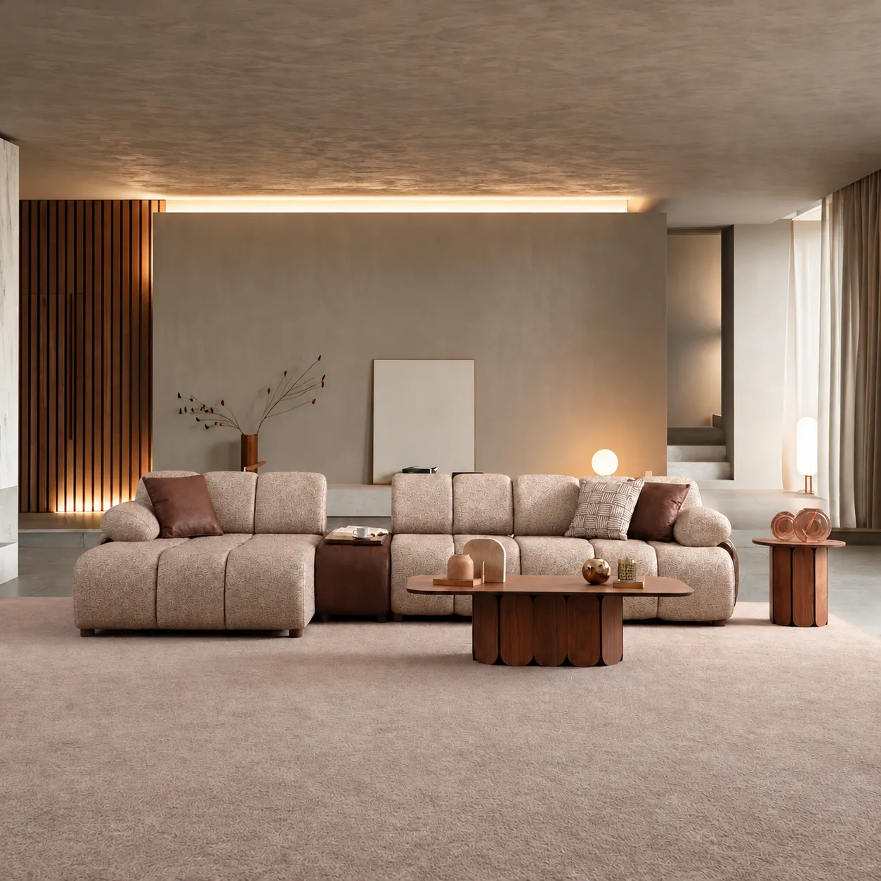 VELLA (8) OASIS MODULAR ADJUSTABLE SECTIONASL SOFA - Image 1